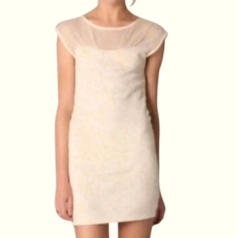 🎉HP🎉EC FREE PEOPLE CREAM & GOLD DRESS SZ.M